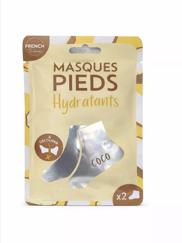 Masque hydratant pieds (2)- Senteur Coco - FRENCH TENDANCE