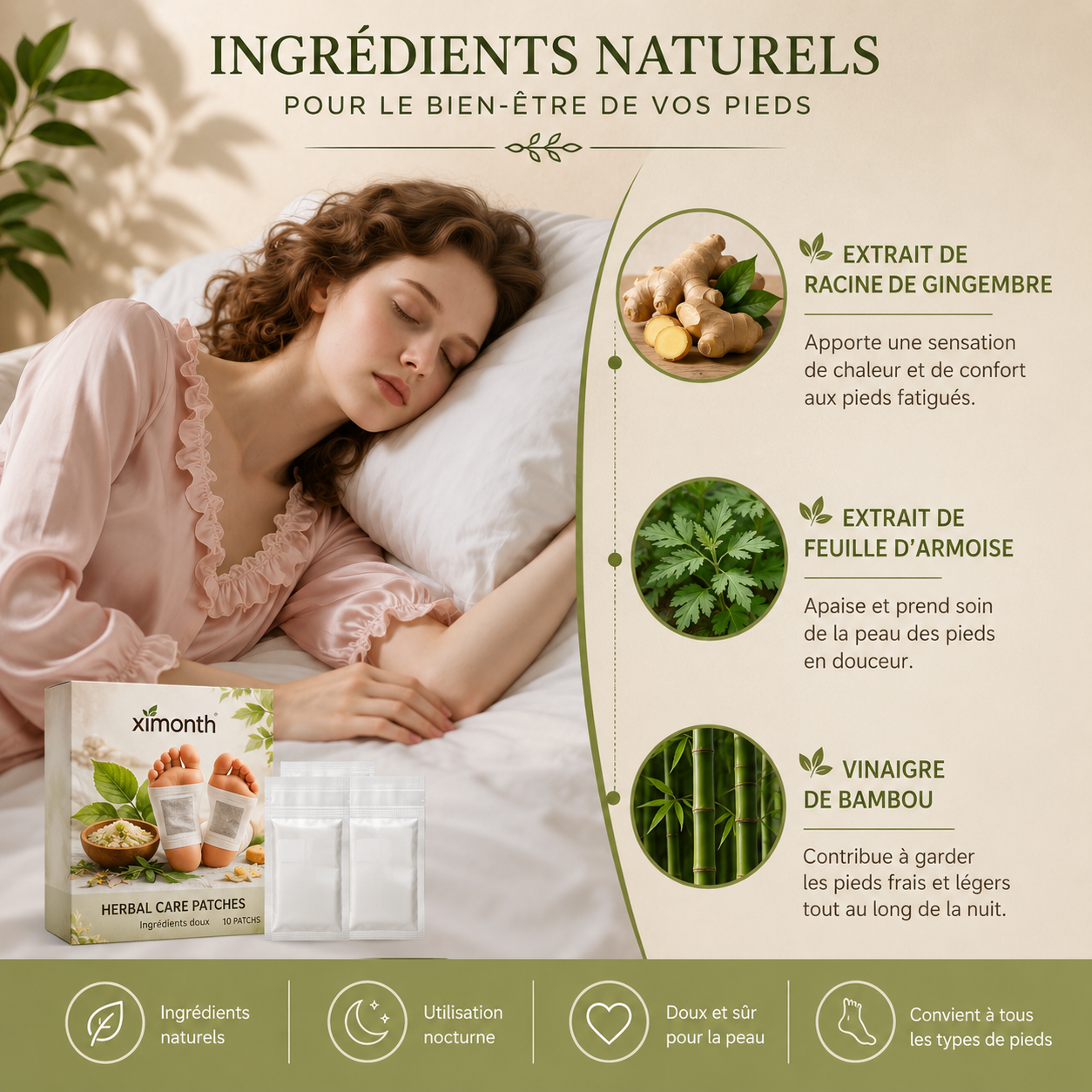 Patchs Bien-être pour les Pieds — Rituel Apaisant du Soir